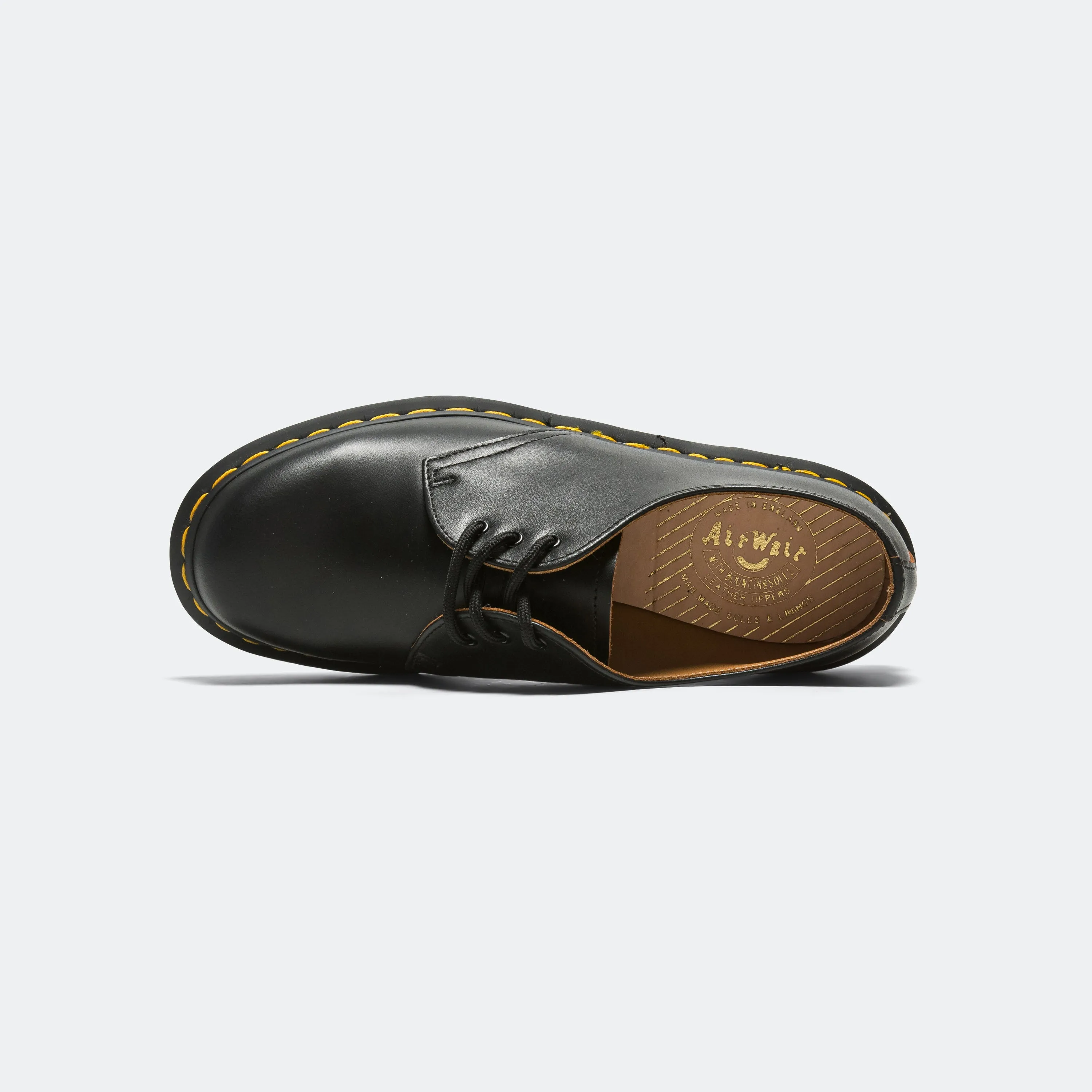 Vintage 1461 Leather Shoe - Black/Quillon