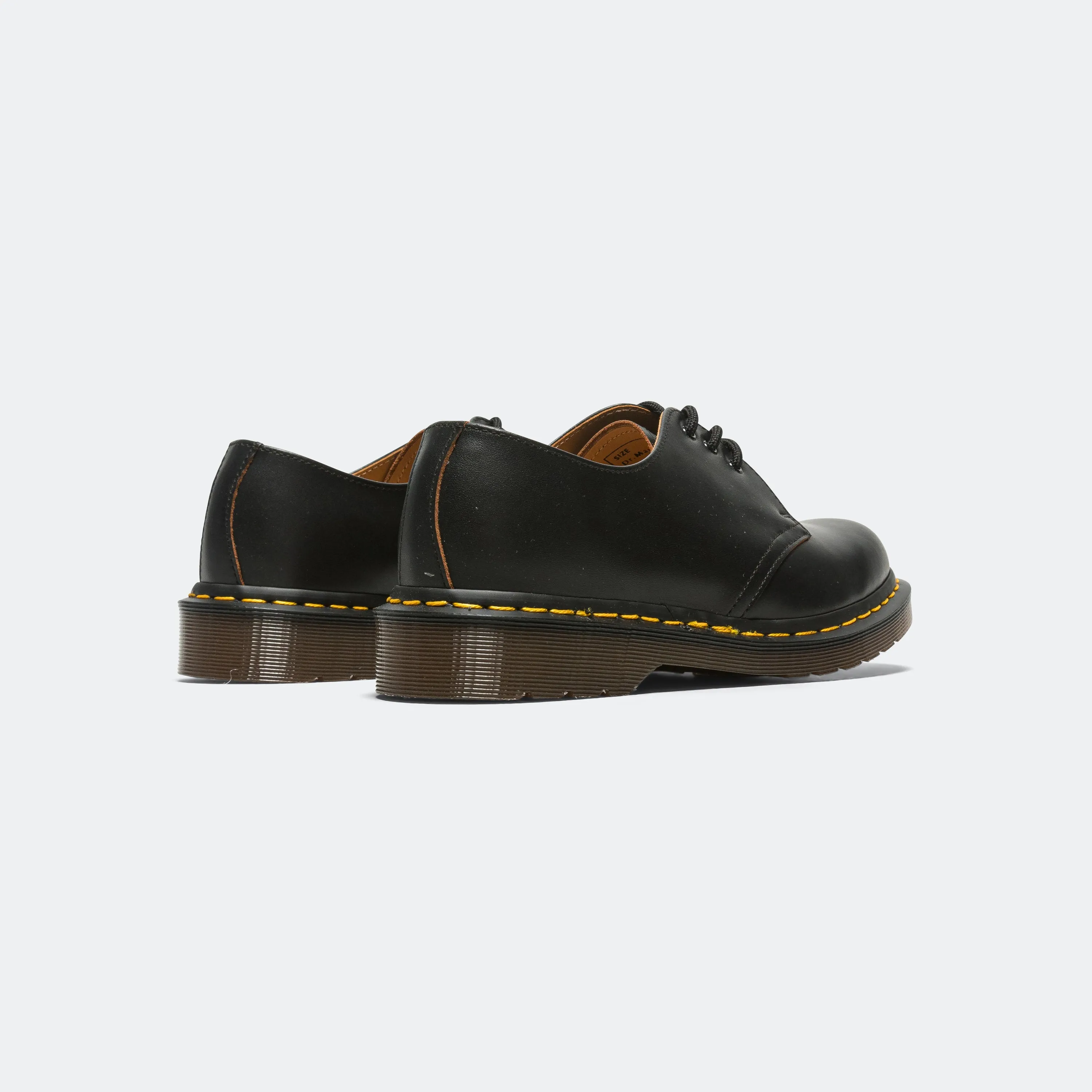 Vintage 1461 Leather Shoe - Black/Quillon