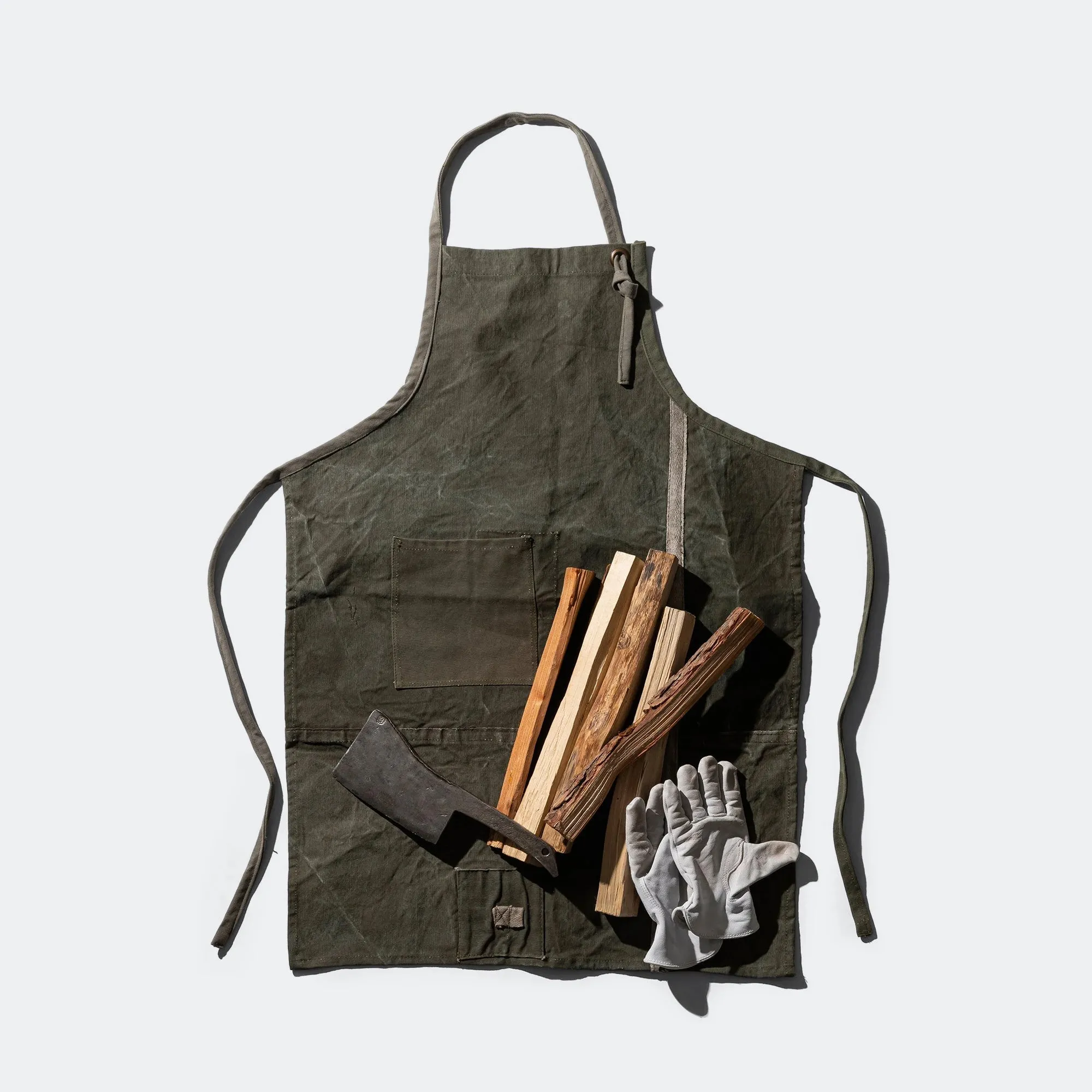 Vintage Tent Fabric Apron