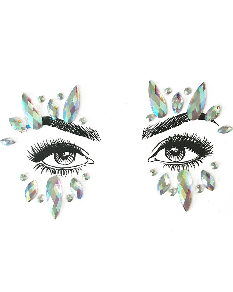 White Witch Face Jewels