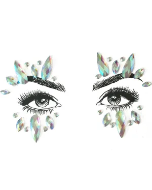 White Witch Face Jewels