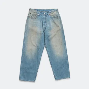 Wide Denim Pants - Mid Blue