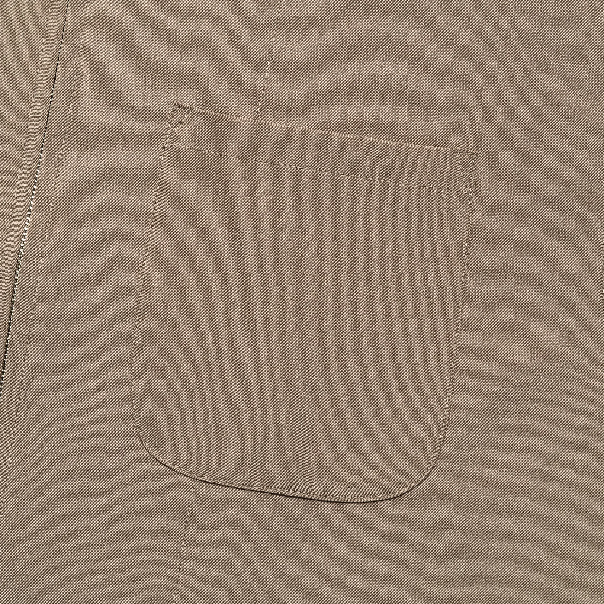 Zip-Up Gym Shirt - Taupe Poly Tech