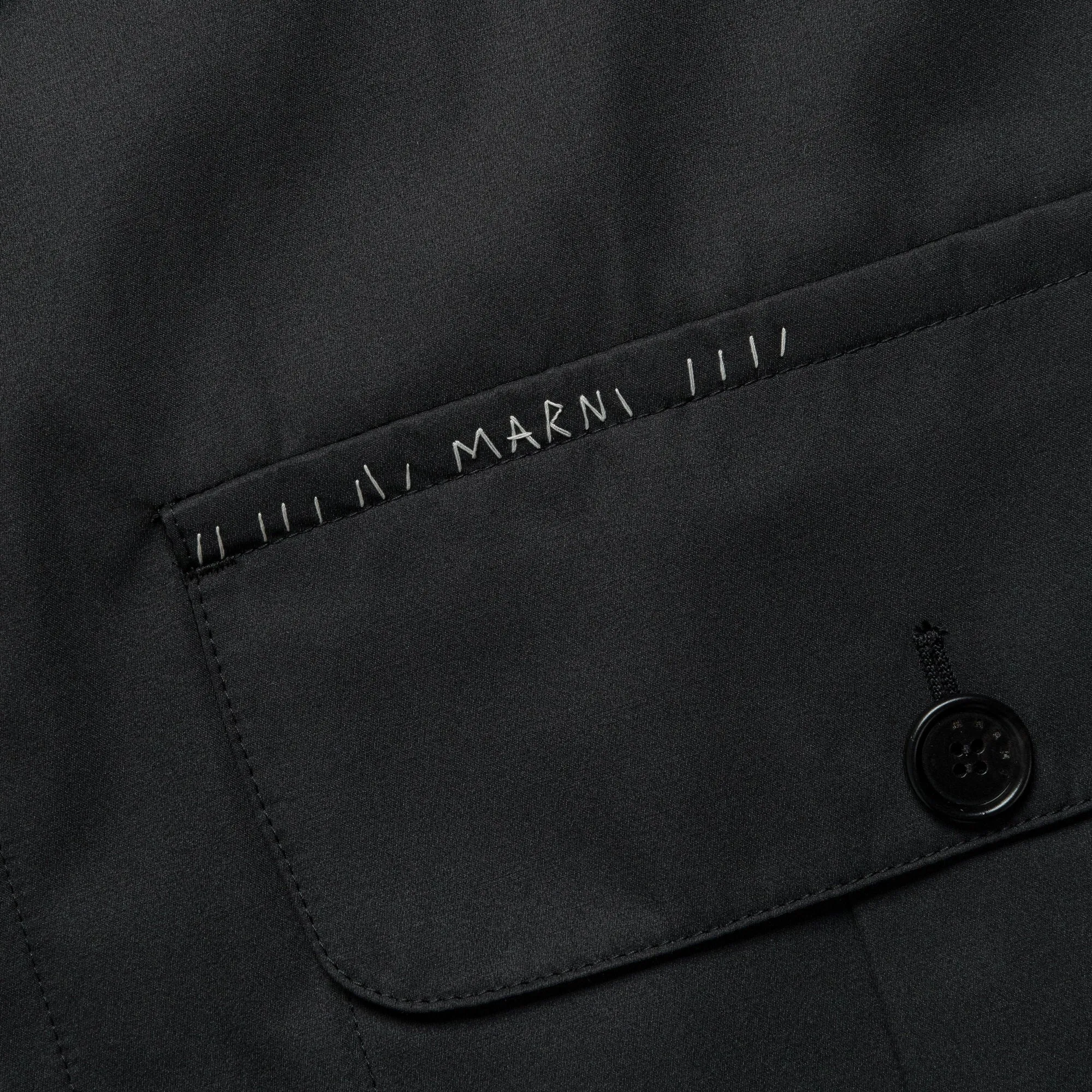 Zip Up Work Jacket - Black