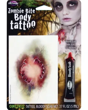 Zombie Bite Tattoo Pack
